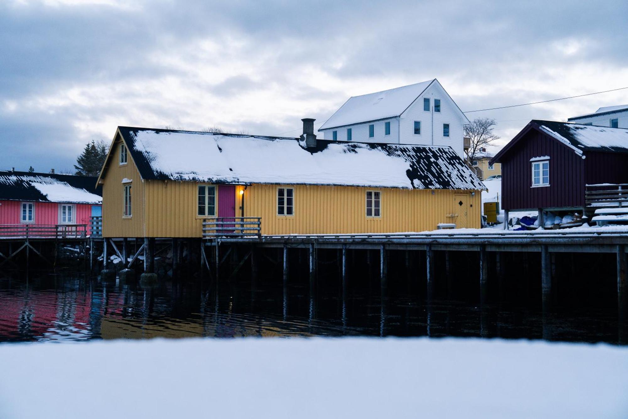 Kraemmervika Rorbuer - Rustic Cabins In Lofoten Ballstad Exterior foto