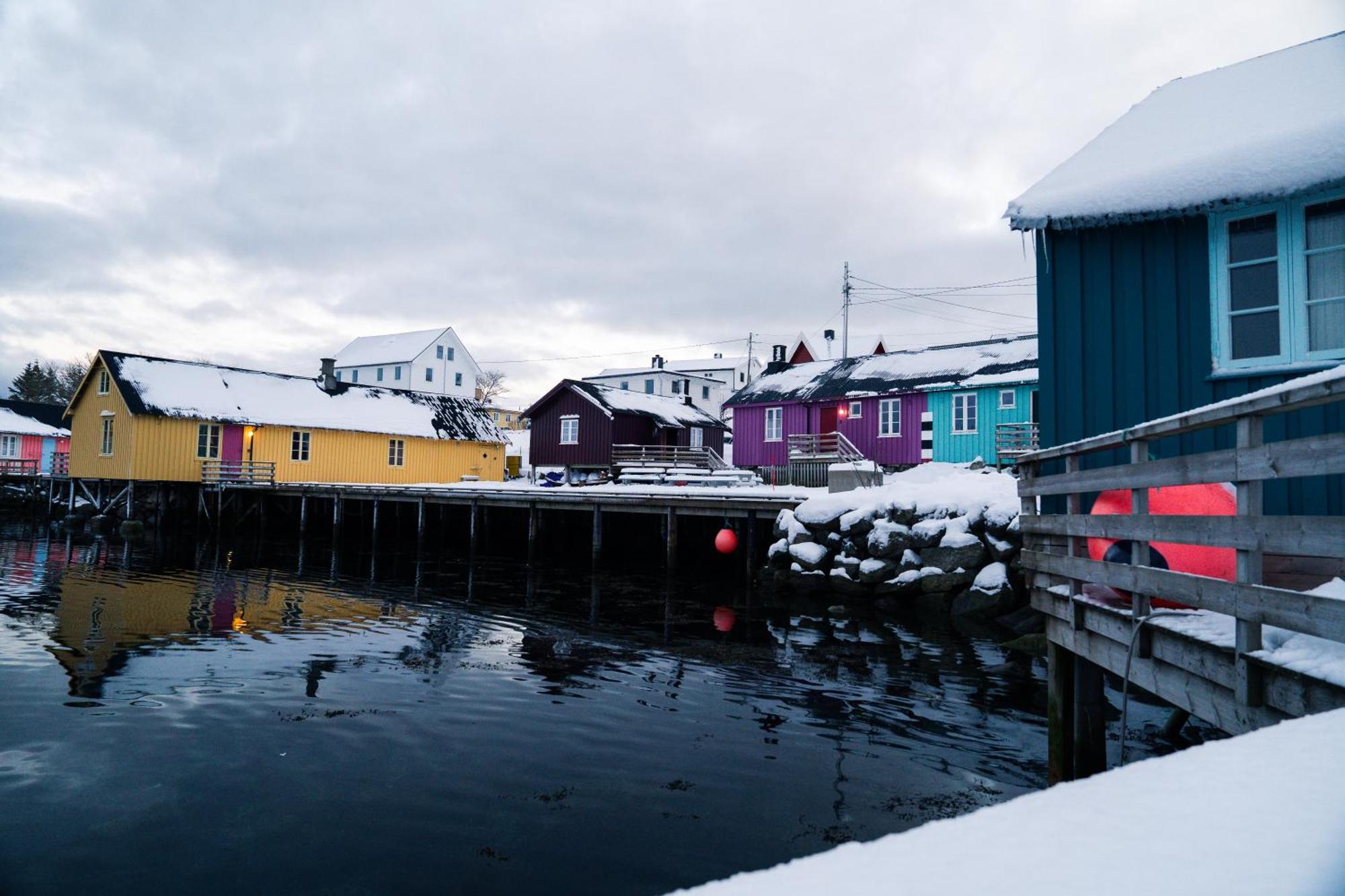 Kraemmervika Rorbuer - Rustic Cabins In Lofoten Ballstad Exterior foto