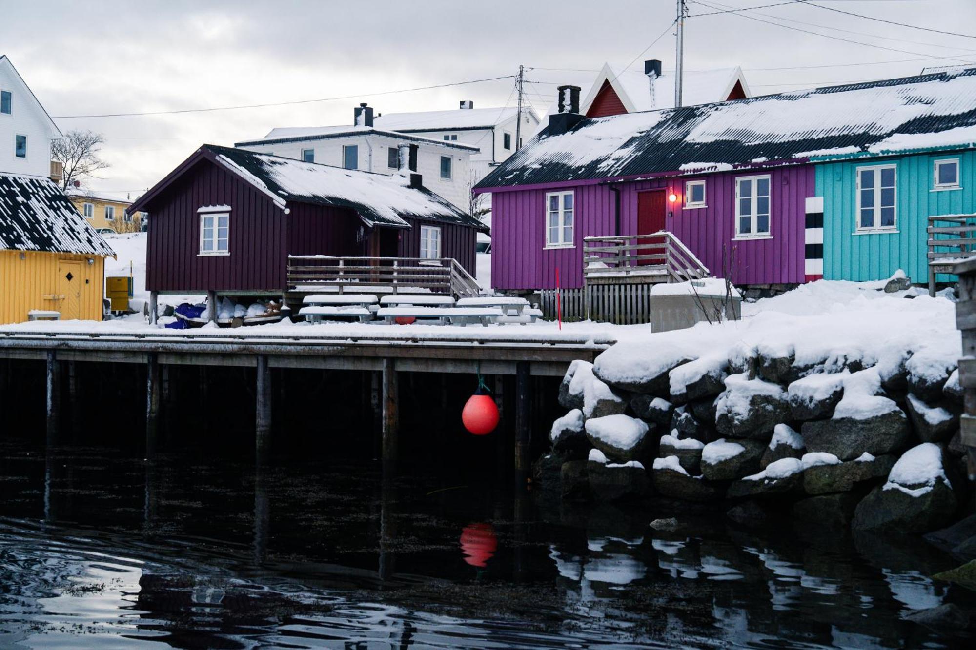 Kraemmervika Rorbuer - Rustic Cabins In Lofoten Ballstad Exterior foto