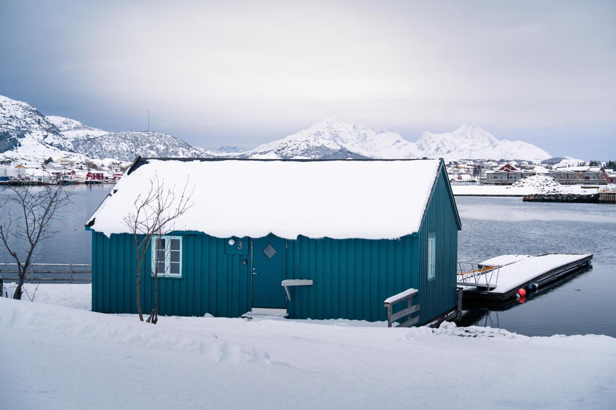 Kraemmervika Rorbuer - Rustic Cabins In Lofoten Ballstad Exterior foto